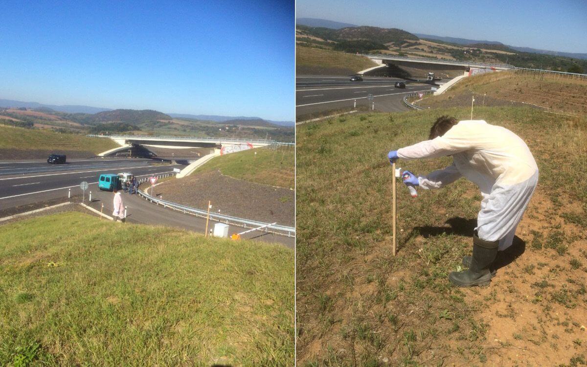 Instalace pachových ohradníků na pozemních komunikacích