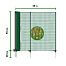 Set of two green universal nets with gate for dogs, cats and rabbits