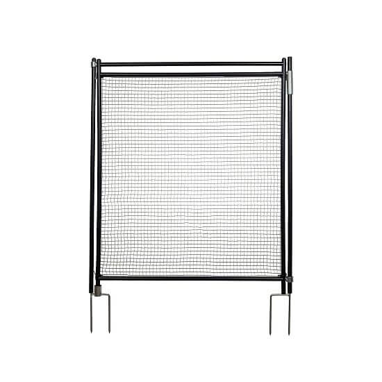 Entrance gate to universal fence net, height 90 cm, width 81 cm, 2 prongs