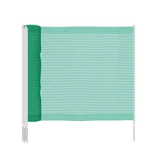 Green universal fencing net with length 20 m, height 80 cm